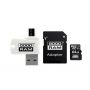 GOODRAM microSDHC  64GB UHS-I Class 10 + SD-adapter + OTG Card reader (M1A4-0640R12)