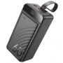 HOCO УМБ J123C 60000mAh |3USB/Type-C/Lightning, QC/PD, 22.5W/2.4A| (black)