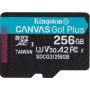 KINGSTON microSDXC memory card 256GB (без адаптера) class 10 A2 U3 V30 Canvas Go Plus
