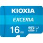 KIOXIA microSDHC 16GB UHS-I Class 10 Exceria R100MB/s (LMEX1L016GG2) + SD-адаптер