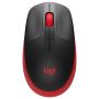 LOGITECH M190 Full-size wireless mouse Червоний(910-005908)