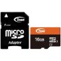 TEAM microSDHC 16GB UHS-I Class 10 + SD-adapter (TUSDH16GUHS03)
