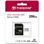 Карта пам'яті microSD TRANSCEND microSDXC 256GB C10 UHS-I R100/W40MB/s + SD