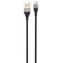 XO microUSB NB188 Double-side 2.1A/1m Black
