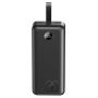 XO PR240 30000mAh PD20W + QC22.5W with light Black