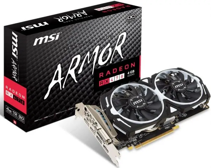 MSI Radeon RX 470 4GB (RX 470 ARMOR 4G OC) – купить в dzvinok.ua