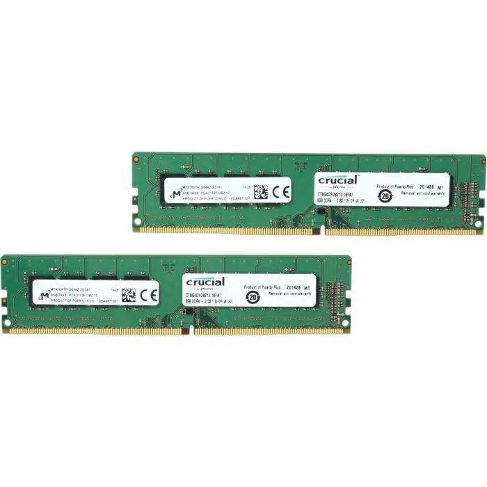MICRON DDR4 2133 2x8GB CT2K8G4DFD8213 5052 Dzvinok