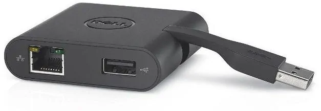 DELL [470-ABRY] DA200 USB-C to HDMI, VGA, Ethernet, USB 3.0