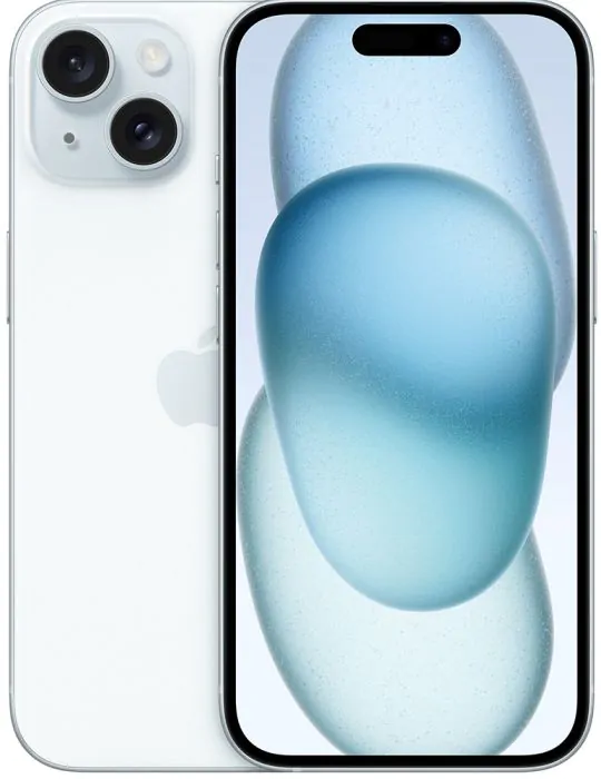 Смартфон Apple iPhone 15 128GB Blue (MTP43RX/A) – купити в dzvinok