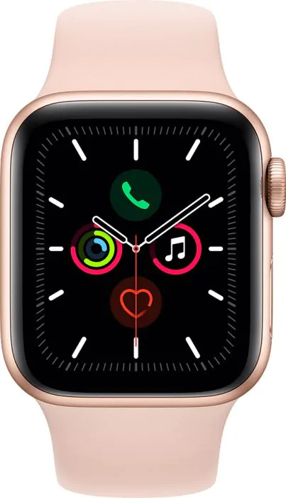 APPLE Watch Series 5 GPS 44mm Gold Aluminum Case with Pink
