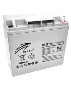 Акумулятор до електротранспорту RITAR AGM RT12180, 12V-18Ah (RT12180)