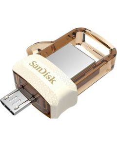 SANDISK 64GB USB 3.0 Ultra Dual Drive m3.0 OTG White-Gold (SDDD3-064G-G46GW)