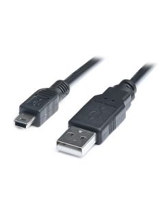 Кабель REAL-EL MINI USB USB2.0 AM-mini B 1.8m, Black