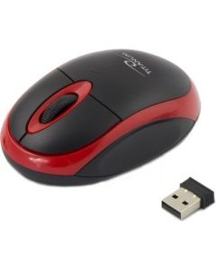 ESPERANZA Titanum Mouse TM116R Black-red