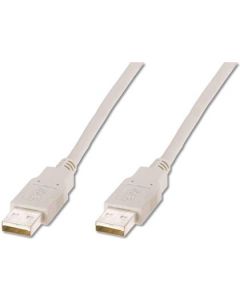 Atcom USB 2.0 AM/AM 1.8 м. white , пакет (16614)