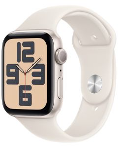 APPLE Watch SE 2024 GPS 40mm Starlight Aluminium Case with Starlight Sport Band - S/M