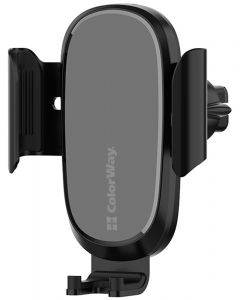 Тримач для смартфона ColorWay Air Vent Car Wireless Charger 15W Black