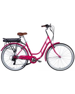 Dorozhnik 28" ST eRETRO Vbr FR рама-19" 500Вт рожевий YS 7452 2025(ELB-D-28-070)з електропривод