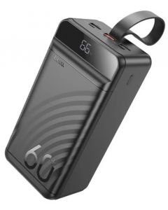 Акумулятор Hoco УМБ J123C 60000mAh |3USB/Type-C/Lightning, QC/PD, 22.5W/2.4A| (black)