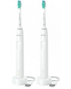 Електрична зубна щітка PHILIPS HX3675/13 Gemini 3100 White+White
