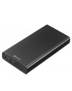 Sandberg 38400mAh, PD/100W, QC/3.0, inp:USB-C/Micro-USB, out:USB-A*2 (420-63)