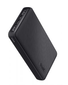 TRUST Primo ECO, 15000мА·год, 2хUSB-A/USB-C, 15W, чорний